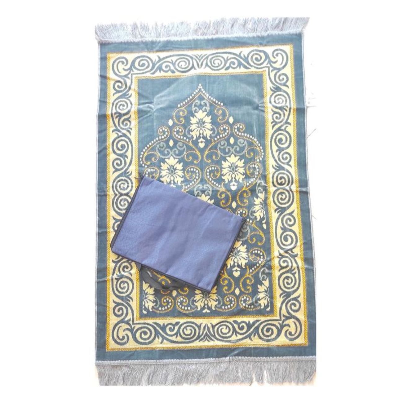 Price and Buy Islamic Thick Prayer Rug Velvet Sajadah Janamaz with Cover Bag_690027da7f019.jpeg Price and Buy Islamic Thick Prayer Rug Velvet Sajadah Janamaz with Cover Bag - Image 1