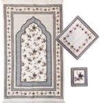 Price and Buy Islamic Thin Prayer Mat Sajadah Floral Design - Image 6