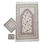Price and Buy Islamic Thin Prayer Mat Sajadah in Chenille Floral