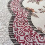 Price and Buy Islamic Thin Prayer Mat Sajadah in Chenille Floral - Image 4