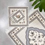 Price and Buy Islamic Thin Prayer Mat Sajadah in Chenille Floral - Image 7