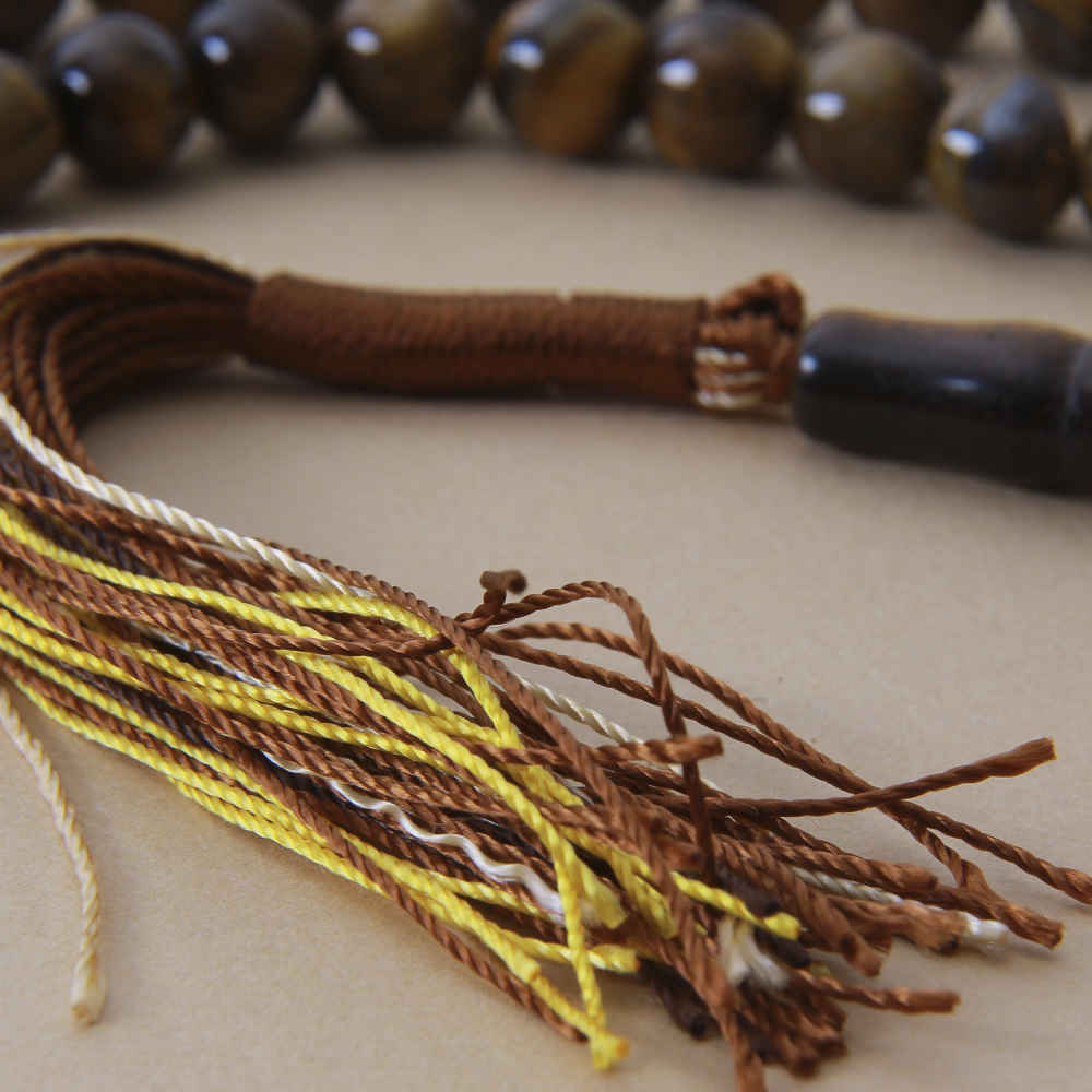 Price and Buy Islamic Tiger Eye Rosary Crafted with 101 Prayer Beads Tasbih - Image 5