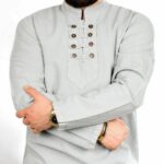 Price and Buy Islamic Tunic for Muslim Men With 8 Buttons in White