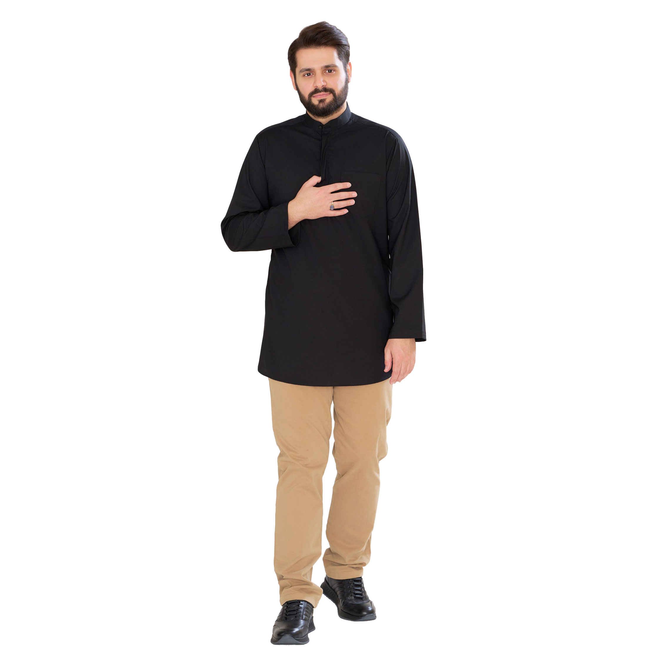 Price and Buy Islamic Under Qaba Tunic – Lightweigh Everyday Wear for Men in Black_690338c05171c.jpeg Price and Buy Islamic Under Qaba Tunic – Lightweigh Everyday Wear for Men in Black - Image 1