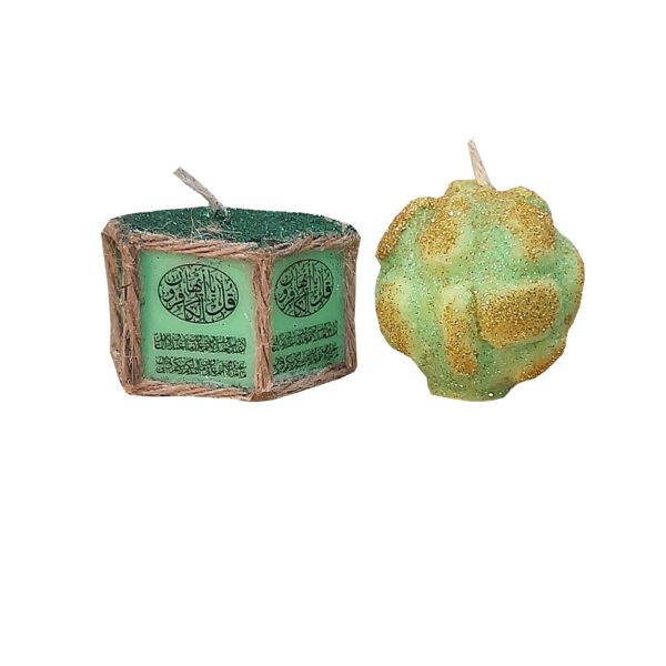Price and Buy Islamic Unscented Votive Candle Set – Green