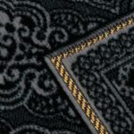 Price and Buy Islamic Velvet Prayer Rug Janamaz Padded Sajadah Black - Image 3