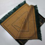 Price and Buy Islamic Velvet Prayer Rug Janamaz Padded Sajadah Black - Image 4