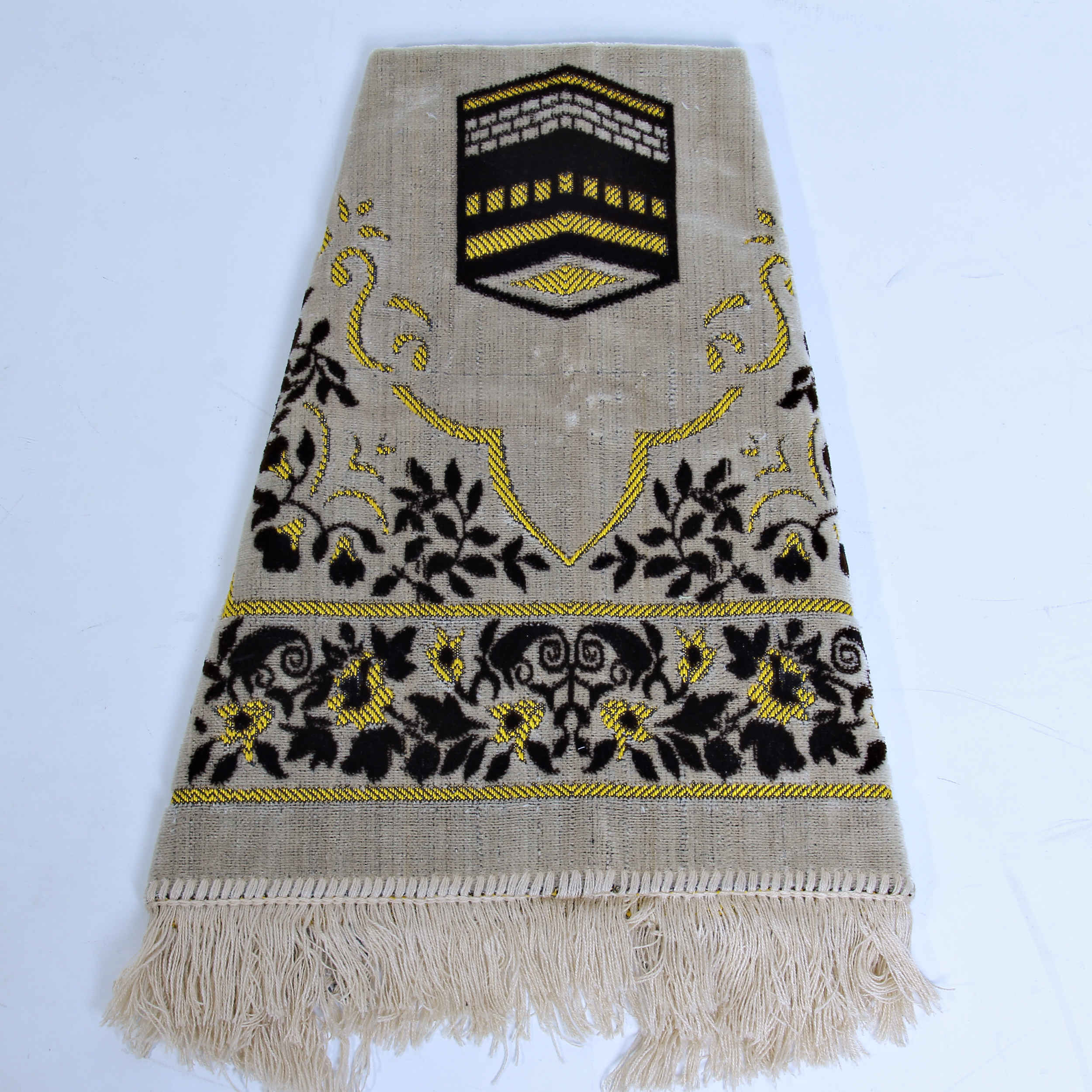 Price and Buy Islamic Velvet Prayer Rug Luxurious Padded Sajadah Janamaz - Image 7