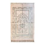 Price and Buy Islamic Velvet Prayer Rug Padded Sajadah Janamaz Traditional Design