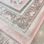 Price and Buy Islamic Velvet Prayer Rug Padded Sajadah Janamaz Traditional Design - Image 3