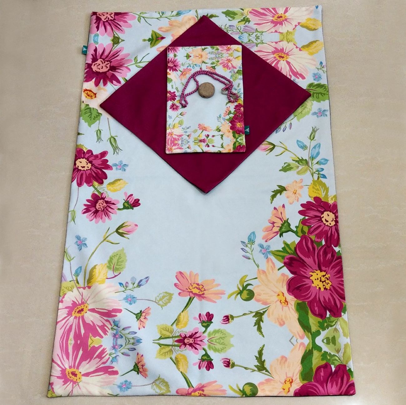 Price and Buy Islamic Velvet Thin Prayer Mat Janamaz Sajadah with Floral Design