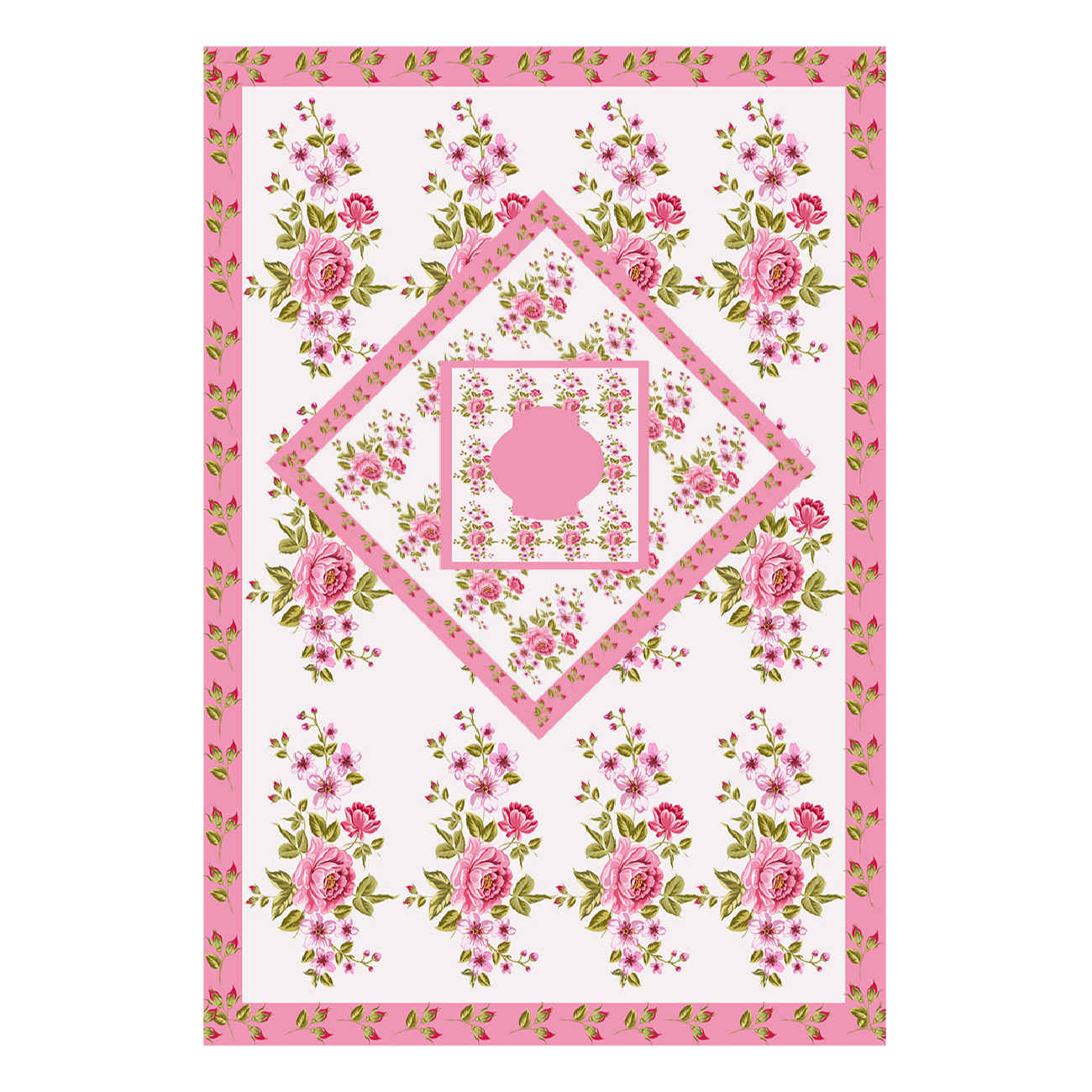 Price and Buy Islamic Velvet Thin Prayer Mat Sajadah Floral Pink_68ffc1dba850c.jpeg Price and Buy Islamic Velvet Thin Prayer Mat Sajadah Floral Pink - Image 1
