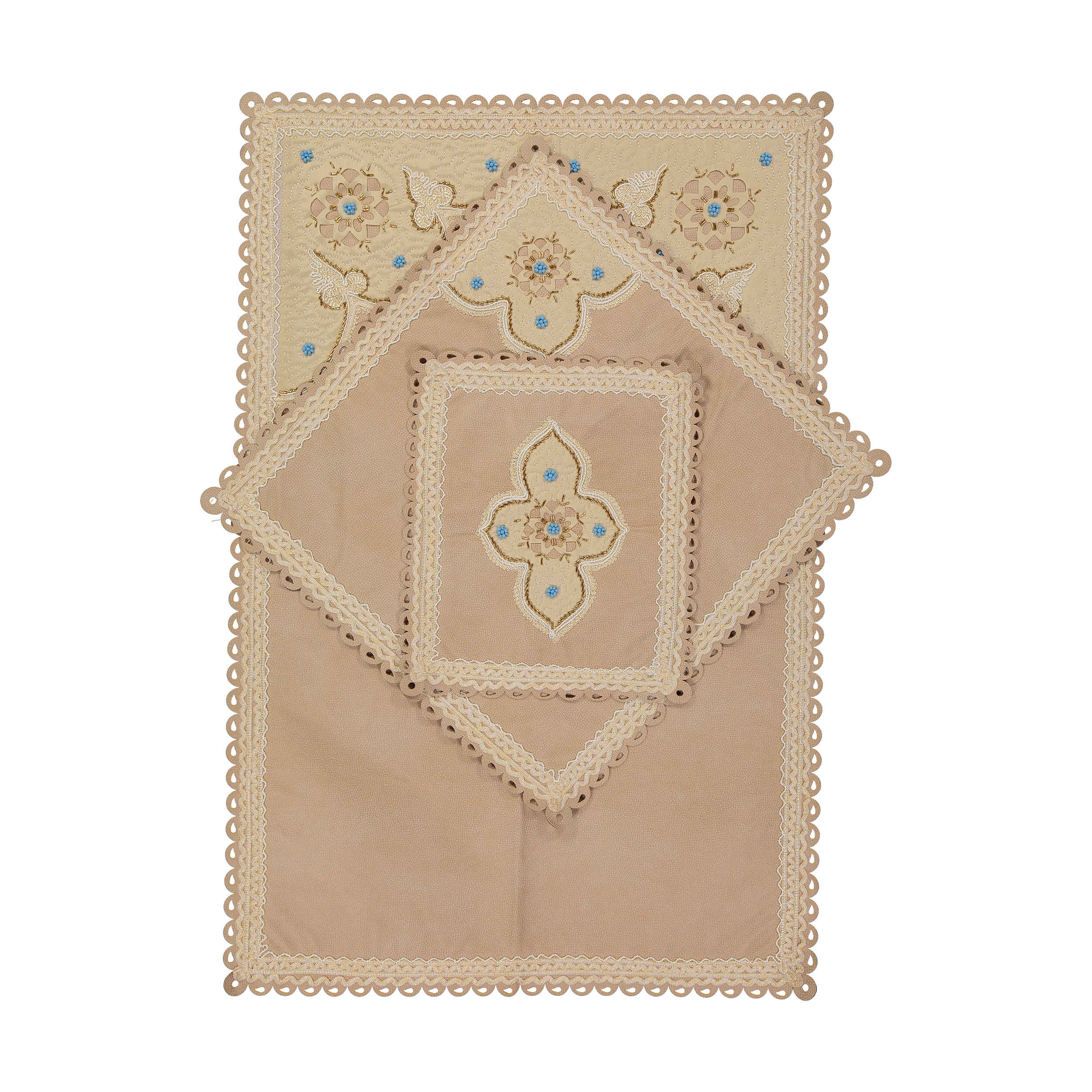 Price and Buy Islamic Velvet Thin Prayer Mat Sajadah Janamaz Traditional Eslimi Design Cream_68ffbd56be87d.jpeg Price and Buy Islamic Velvet Thin Prayer Mat Sajadah Janamaz Traditional Eslimi Design Cream - Image 1