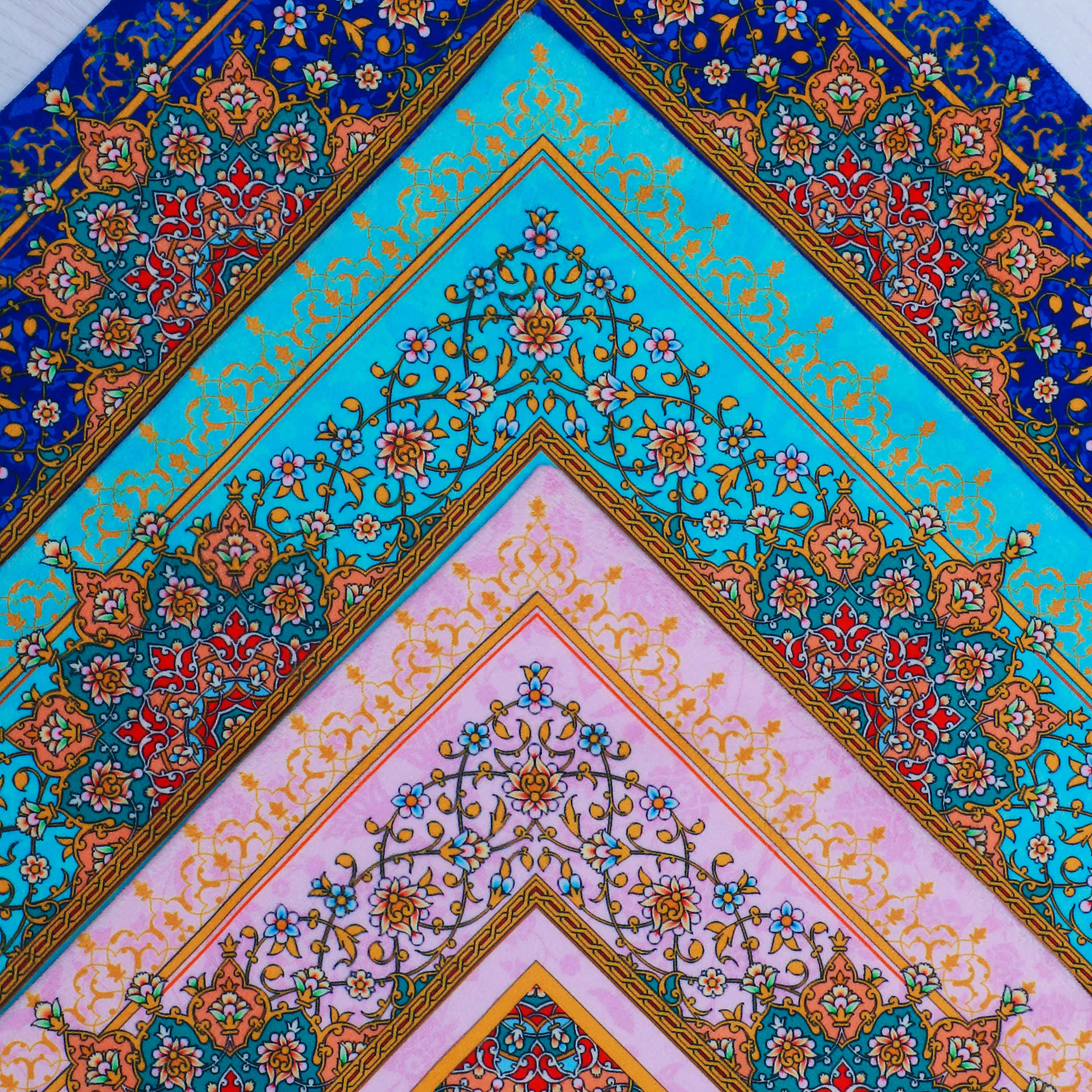 Price and Buy Islamic Velvet Thin Prayer Mat Sajadah Traditional Eslimi Design - Image 7