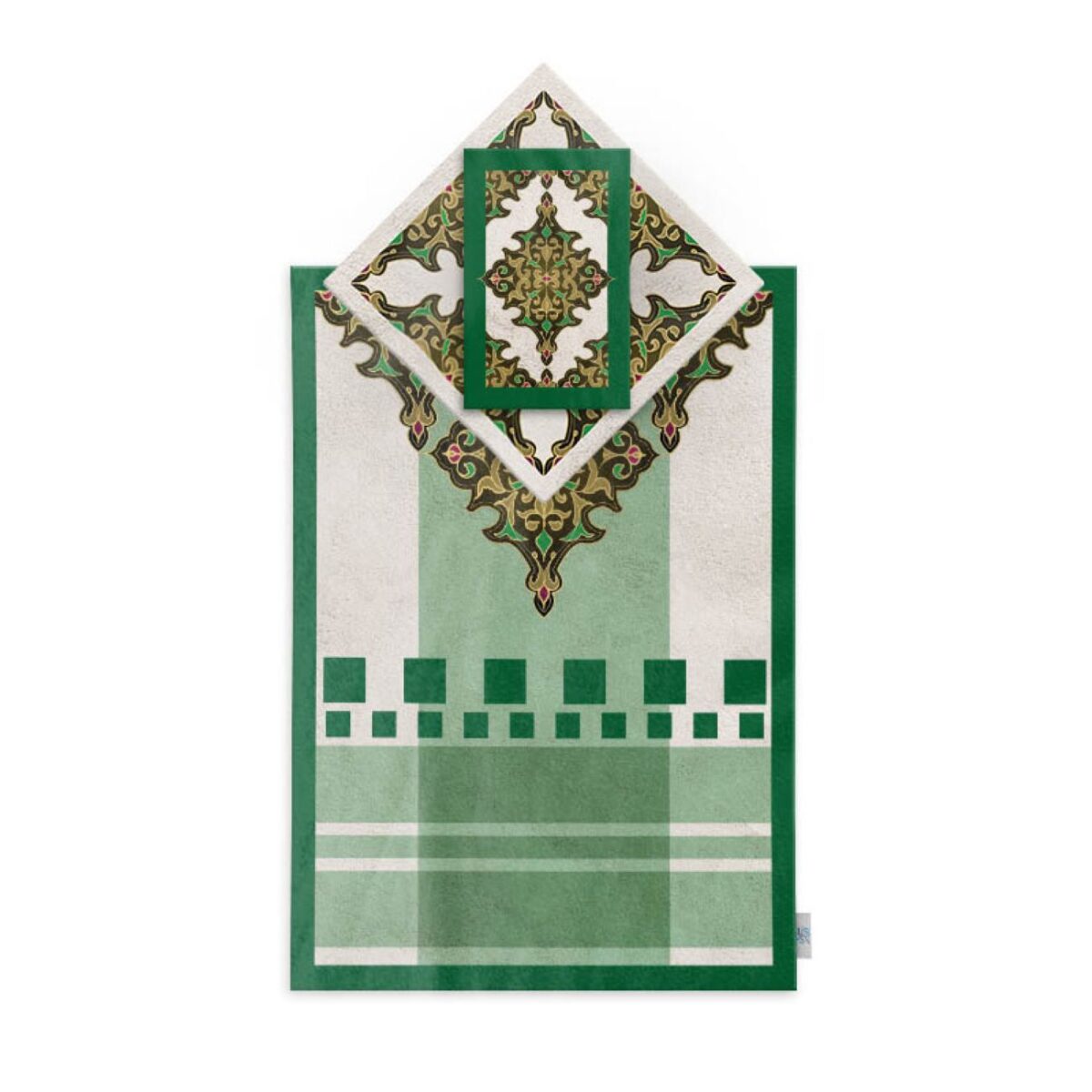 Price and Buy Islamic Velvet Thin Prayer Mat Sajadah Traditional Geometric Design