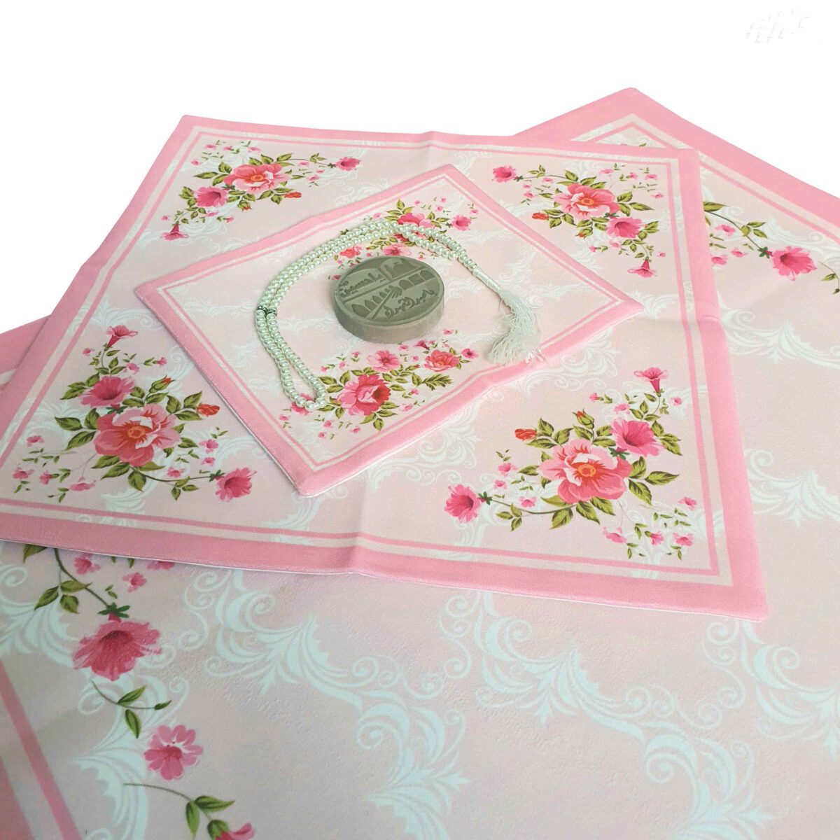 Price and Buy Islamic Velvet Thin Prayer Mat Sajadah with Floral Design - Image 9