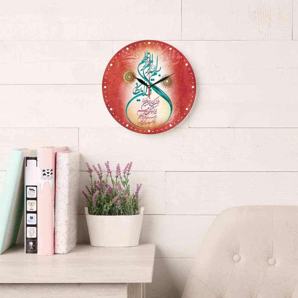 Price and Buy Islamic Wall Clock Featuring Wa In Yakad Printed Elegance - Image 3
