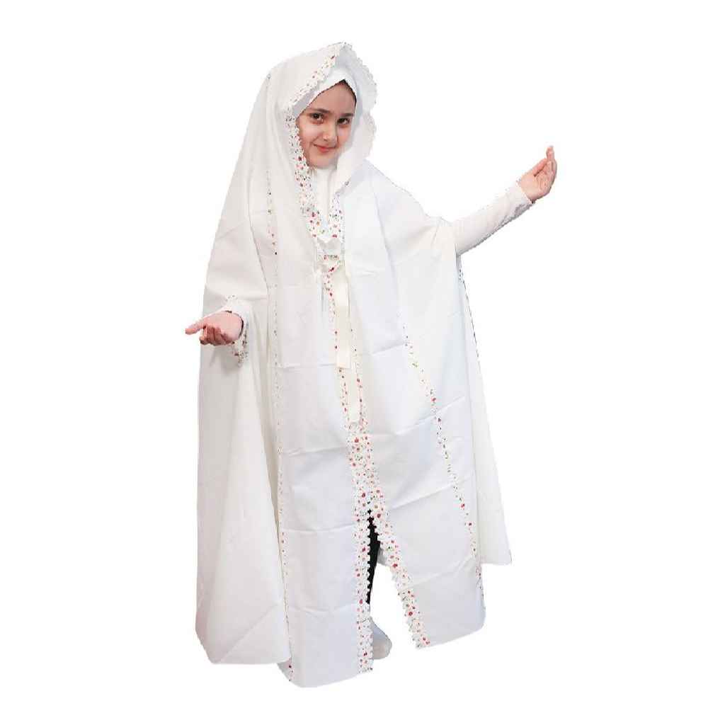 Price and Buy Islamic White Girls’ Namaz Chador Model Nasim
