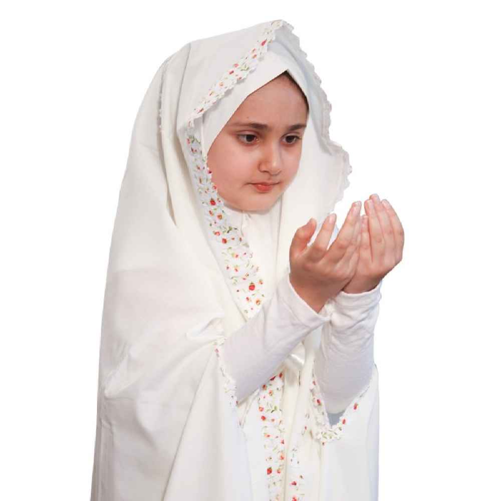 Price and Buy Islamic White Girls’ Namaz Chador Model Nasim - Image 6