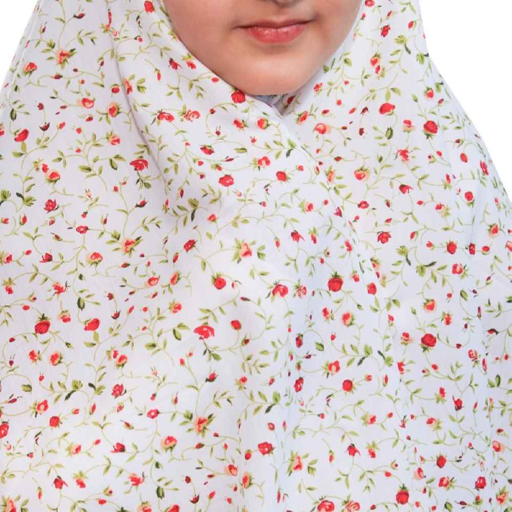 Price and Buy Islamic White Girls’ Namaz Chador Model Shaparak - Image 4