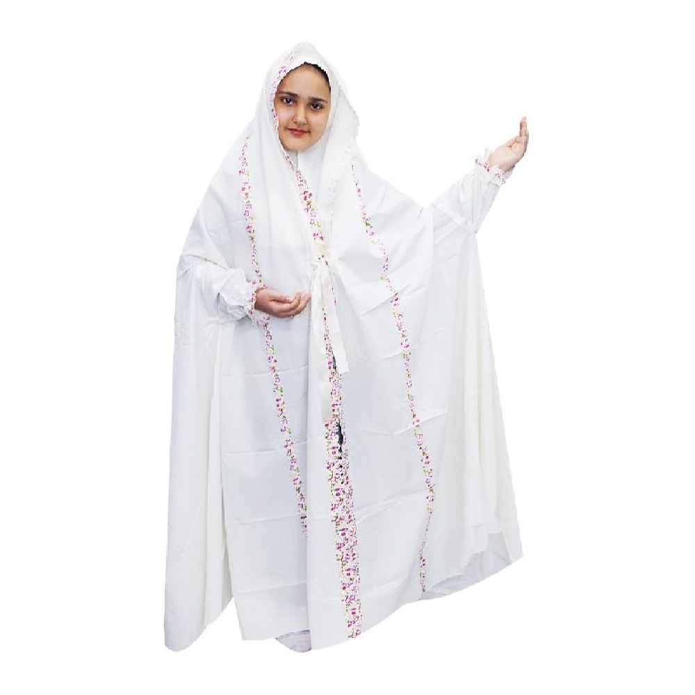 Price and Buy Islamic White Girls’ Namaz Chador Model Yasamin - Image 3