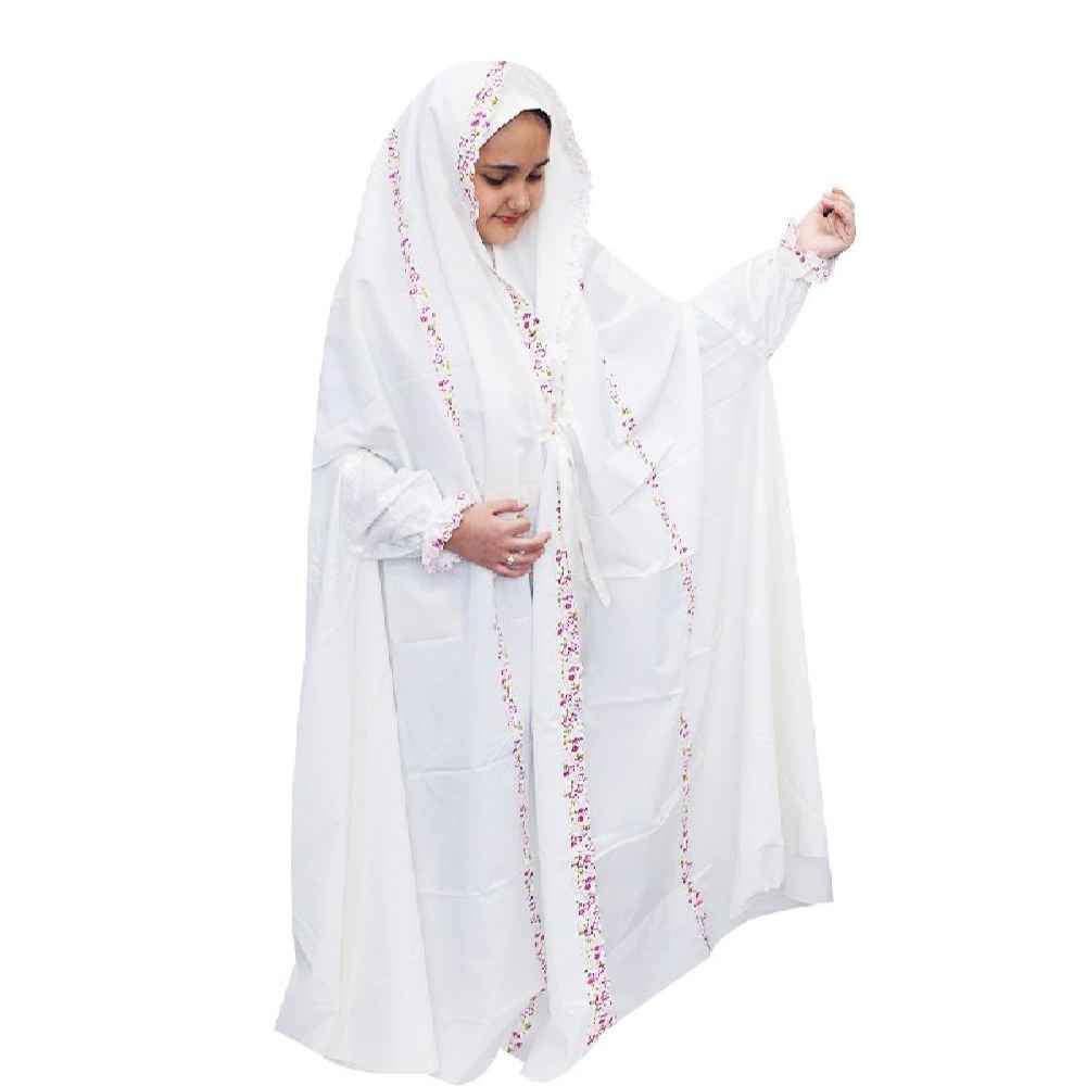 Price and Buy Islamic White Girls’ Namaz Chador Model Yasamin - Image 4
