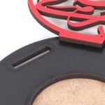 Price and Buy Islamic Wooden Candle Holder – Ya Hasan Askari (A.S) Design - Image 3