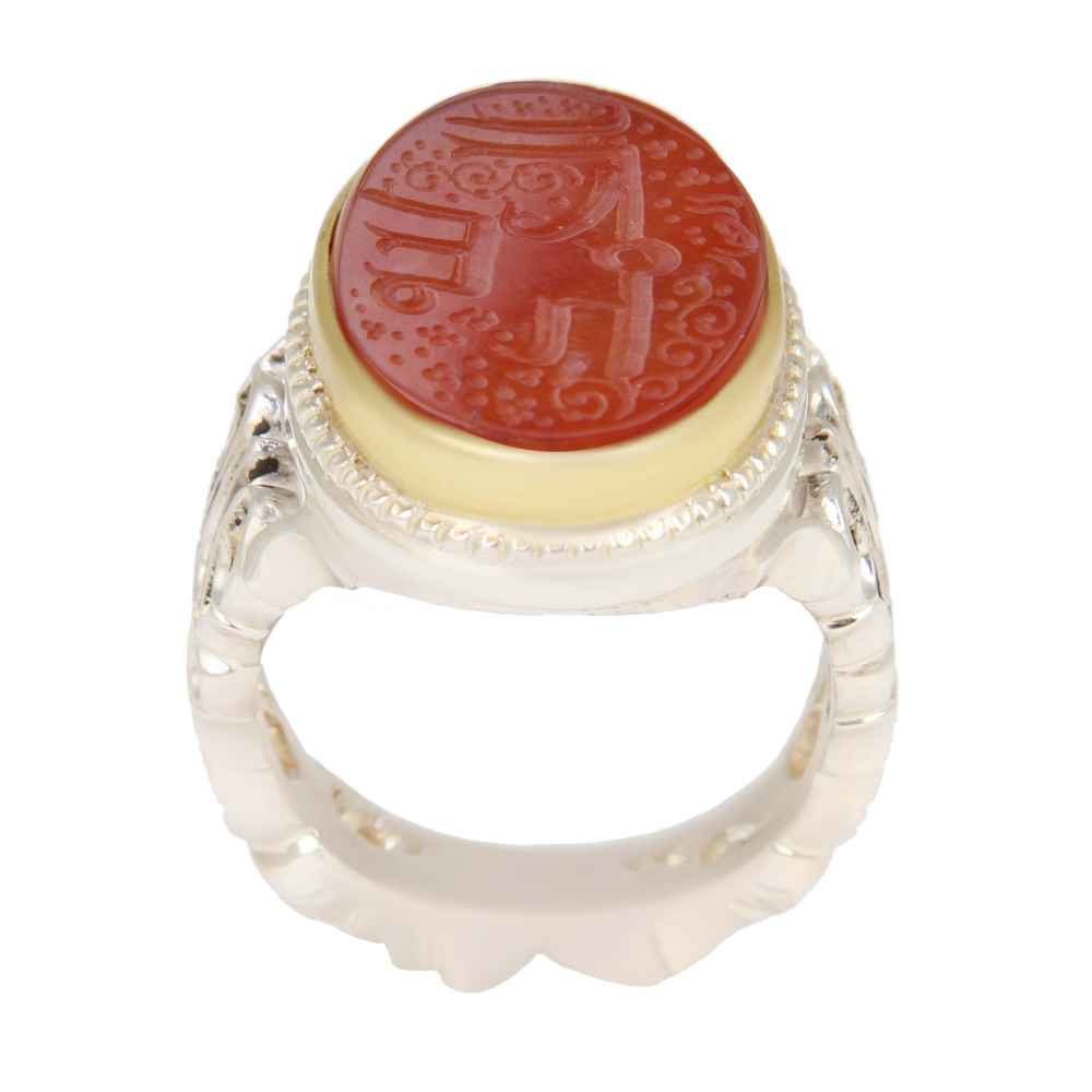 Price and Buy Islamic Yemeni Aqeeq Silver Ring for Men Alhamd Ollah
