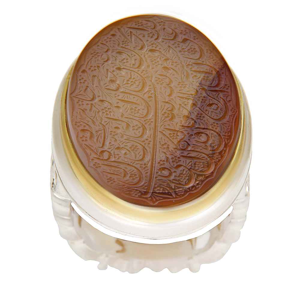 Price and Buy Islamic Yemeni Aqeeq Silver Ring for Men Ayeh