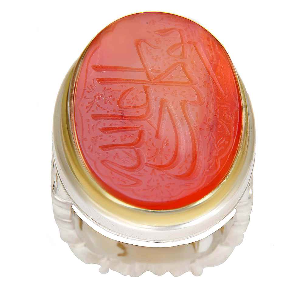 Price and Buy Islamic Yemeni Aqeeq Silver Ring for Men Va Tavakal