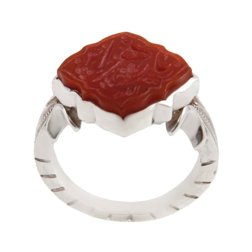 Price and Buy Islamic Yemeni Aqeeq Silver Ring for Men Ya Zahra