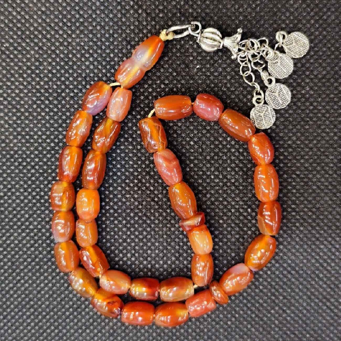 Price and Buy Islamic Yemeni Hakik Rosary Crafted with 33 Prayer Beads Tasbih Misbaha