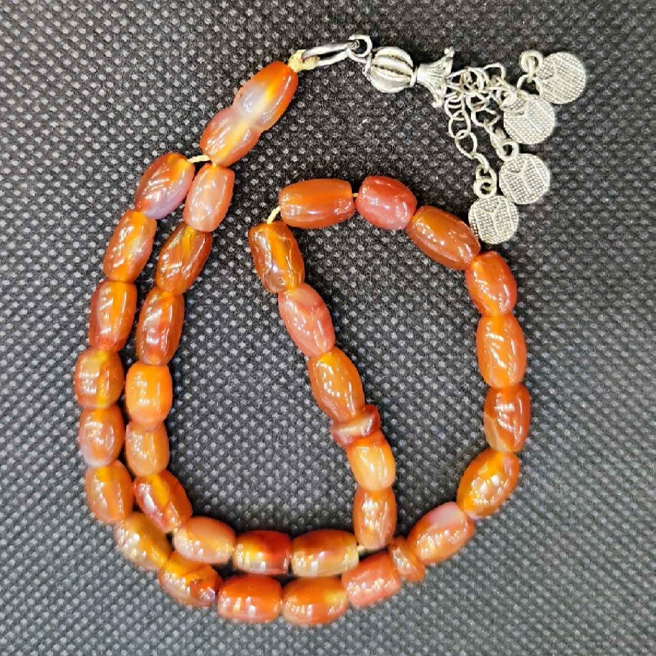 Price and Buy Islamic Yemeni Hakik Rosary Crafted with 33 Prayer Beads Tasbih Misbaha - Image 3