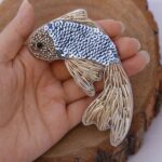Price and Buy Jewel Brooch Featuring a Fish Design – Chic Handcrafted