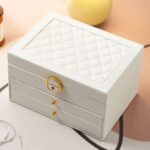 Price and Buy Jewelry Box with Multi-Tier Storage and Lock for Organized Accessories - Image 5