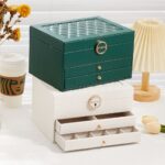 Price and Buy Jewelry Box with Multi-Tier Storage and Lock for Organized Accessories - Image 8