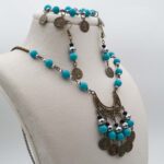 Price and Buy Jewelry Set with Turquoise Stones and Coins - Image 6