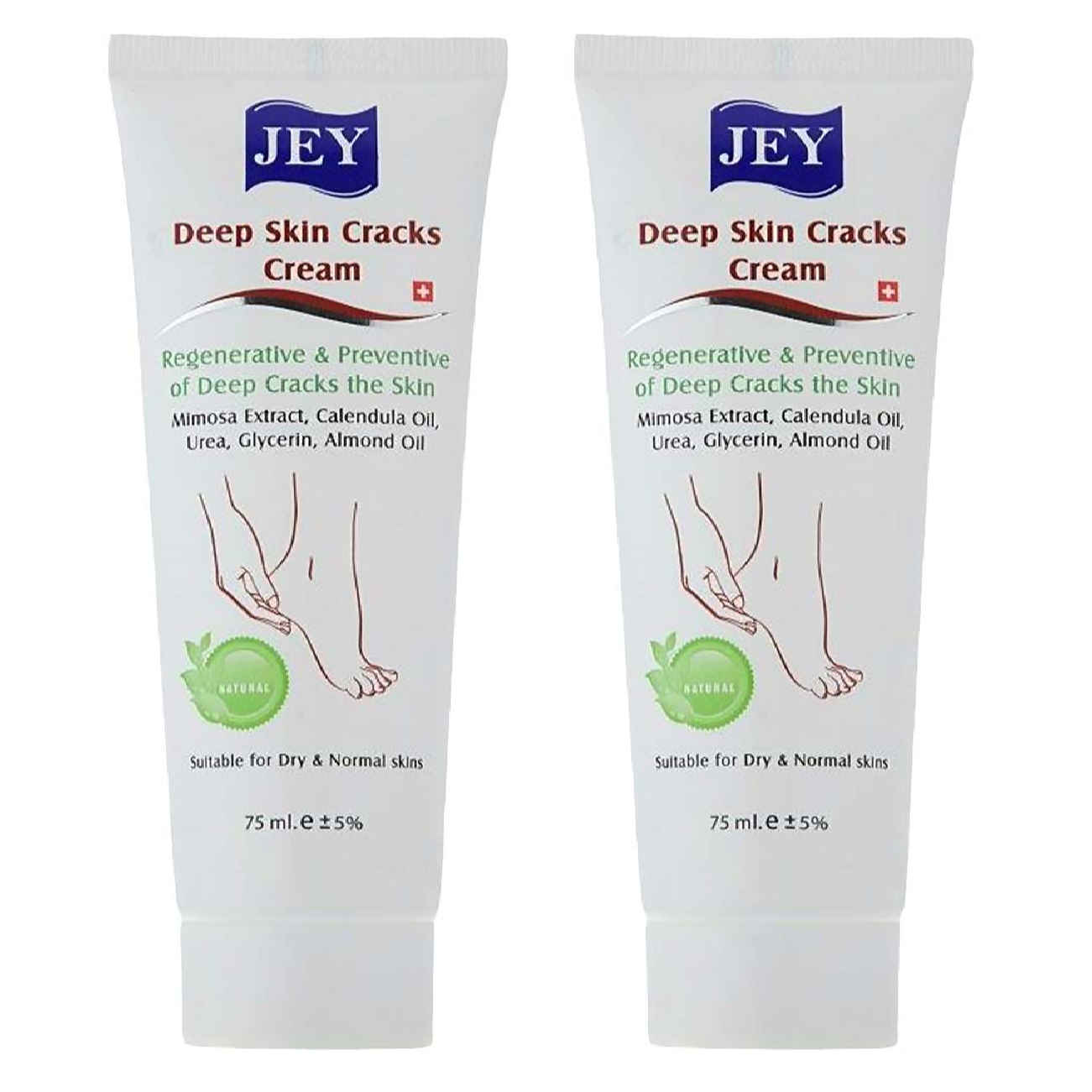 Price and Buy Jey Hand and Foot Crack Cream – 75 ml Mimosa Model Pack of 2_69024289e120b.jpeg Price and Buy Jey Hand and Foot Crack Cream – 75 ml Mimosa Model Pack of 2 - Image 1