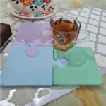 Price and Buy Jigsaw-Inspired Stone Coasters – Stylish Surface Protection (4x) - Image 5