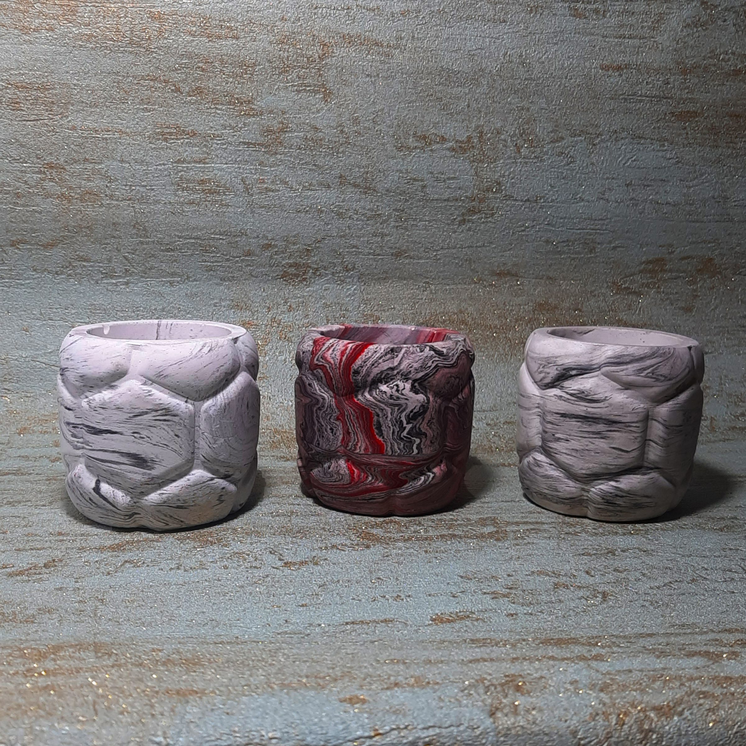 Price and Buy Kando Texture – Marble-Effect Stone Holder with Neutral Tones - Image 3