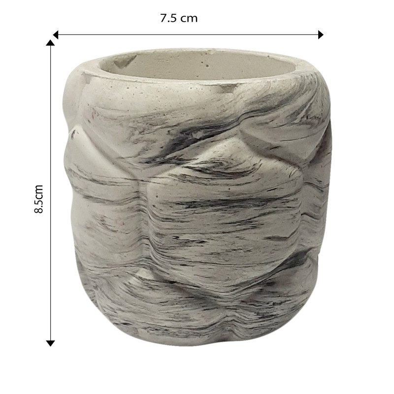 Price and Buy Kando Texture – Marble-Effect Stone Holder with Neutral Tones - Image 4