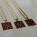 Price and Buy Kaveh’s Banner Necklace with Stainless Steel Chain – A Symbol of Persian Strength and Legacy 3 Pcs - Image 3