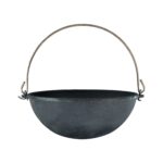 Price and Buy Kazan Pot – Pure Cast Iron Suitable for Outdoor Cooking with Handle, Size 10