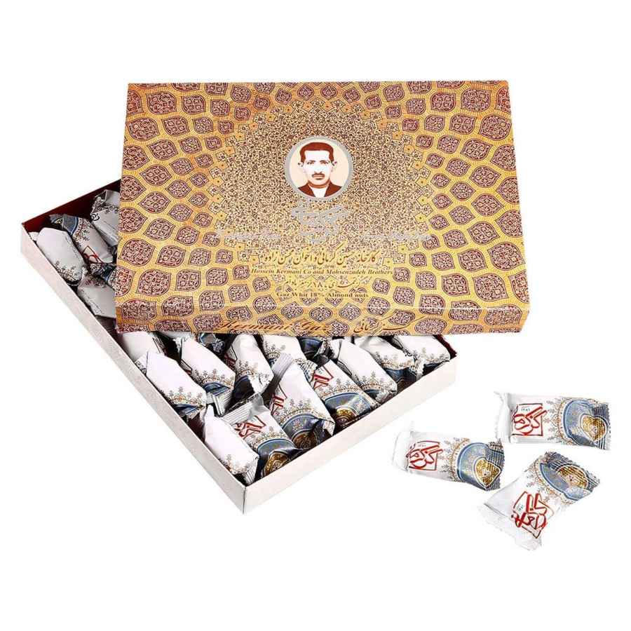 Price and Buy Kermani Gaz: 18% Almond – Traditional Iranian Rosewater Nougat - Image 3