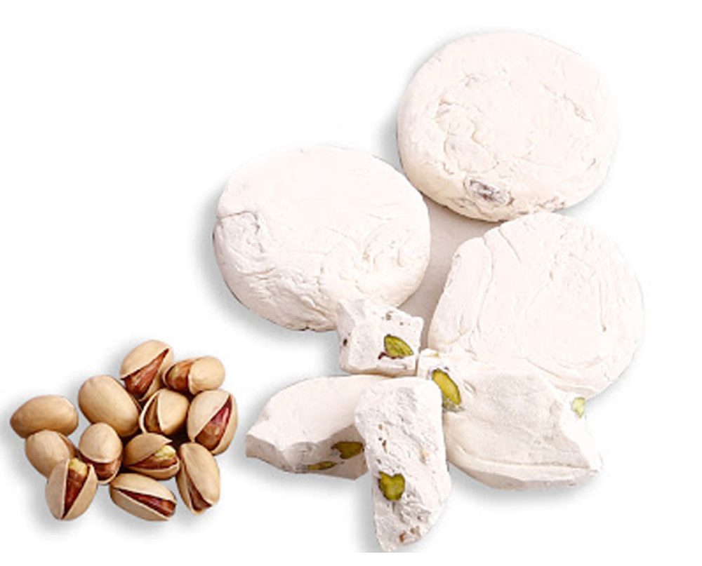Price and Buy Kermani Gaz: 28% Pistachio – Traditional Iranian Nougat with Rosewater Essence – 450g - Image 4