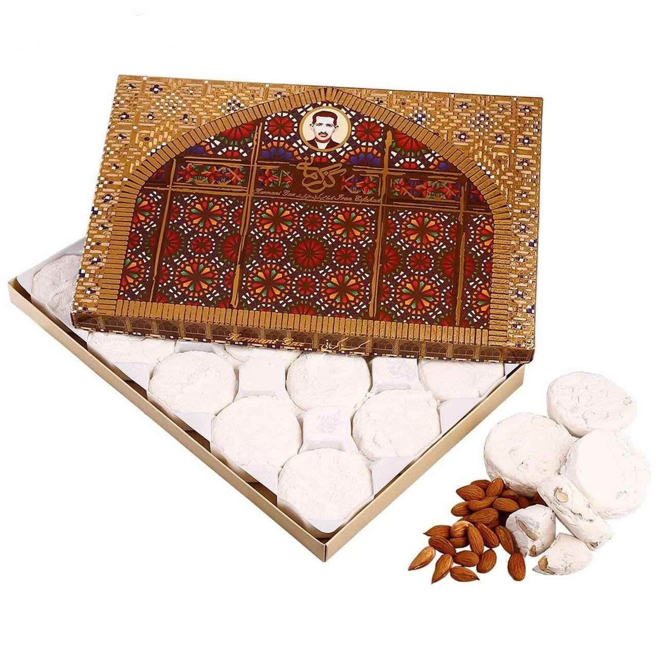 Price and Buy Kermani Gaz: 38% Almond – Traditional Iranian Rosewater Nougat - Image 3