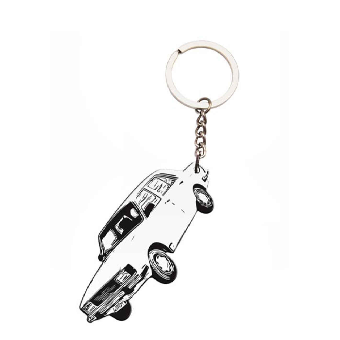 Price and Buy Keychain Car Model Perfect for Collector with Paykan Design in White