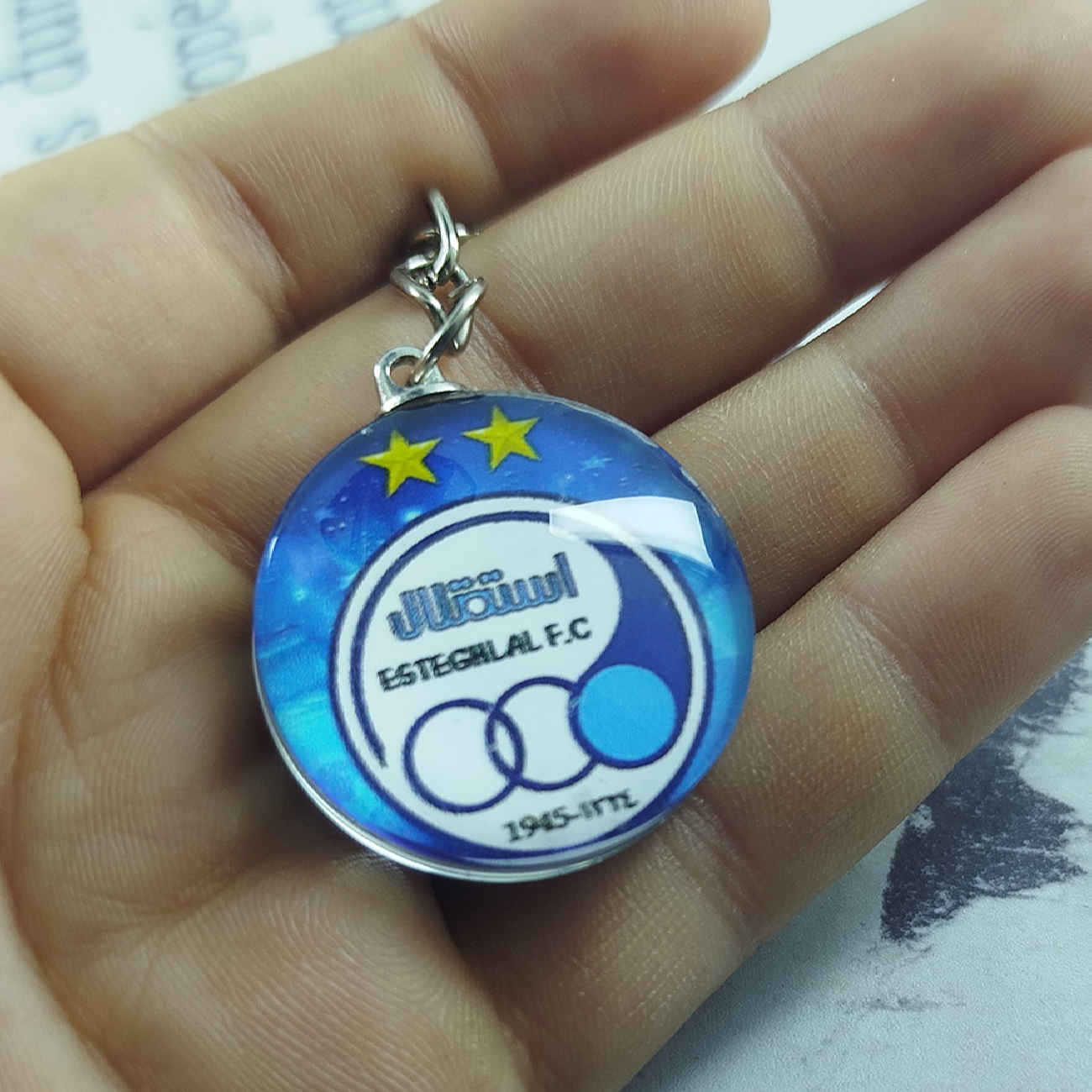 Price and Buy Keychain Glass Esteghlal Model – A Unique Gift for Football Lovers - Image 4
