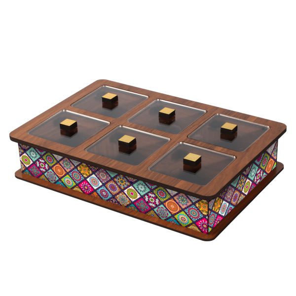 Price and Buy Kheshti Tile Motif Tea Organizer Box with Persian-Style Chests_68f4d6c1337a2.jpeg Price and Buy Kheshti Tile Motif Tea Organizer Box with Persian-Style Chests