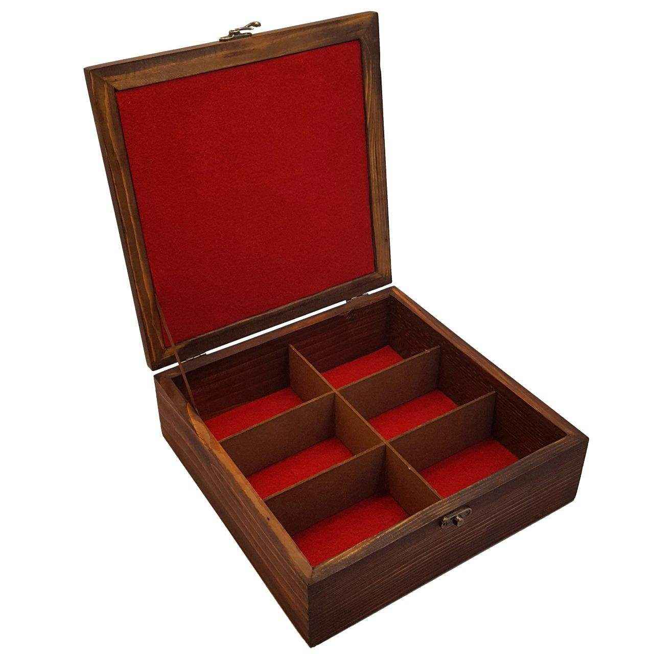 Price and Buy Khorshid Sun-Themed Persian Tea Box with Wooden Compartments - Image 3